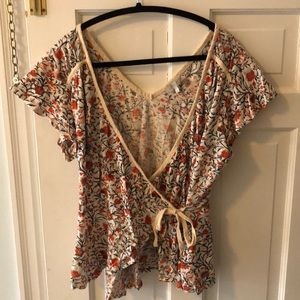 Lucky Brand Cotton Wrap Shirt